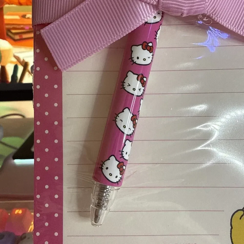 Sanrio Hello Kitty & Friends List Pad Gel Pen Gift Set Pink Lined 2025 My Melody